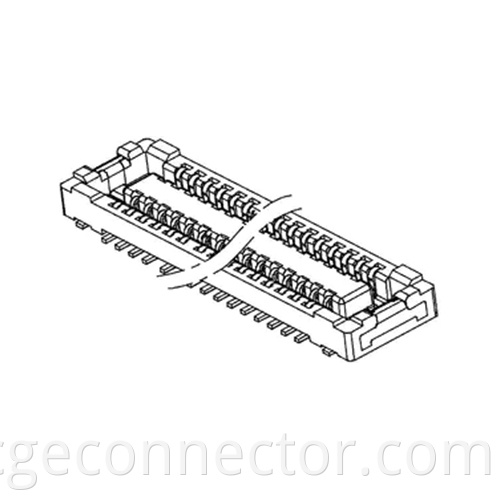 Female SMT vertical type board-to-board connectors